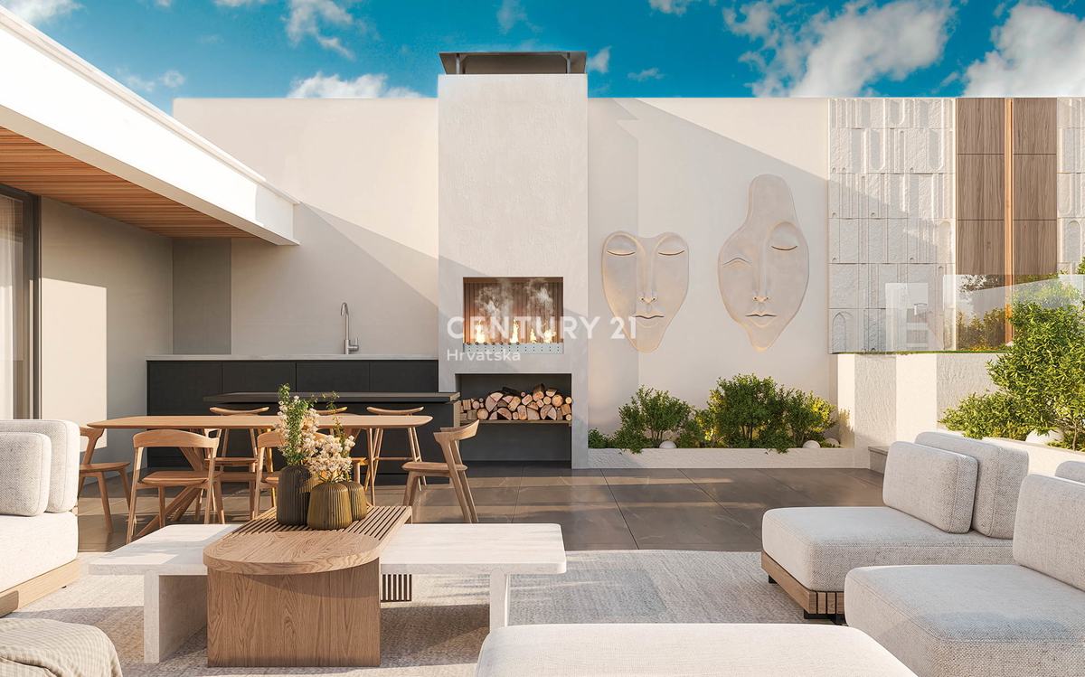 ZADAR, CRVENE KUĆE, LUKSUZNA NOVOGRADNJA, STANOVANJE 78,32 m2, 1. nadstropje