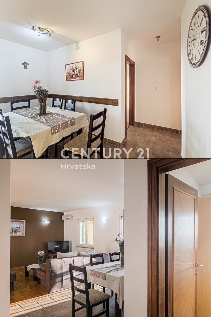 Zadar, Sukošan, stanovanje 123 m2, pritličje, garaža, shramba, čudovit razgled na morje