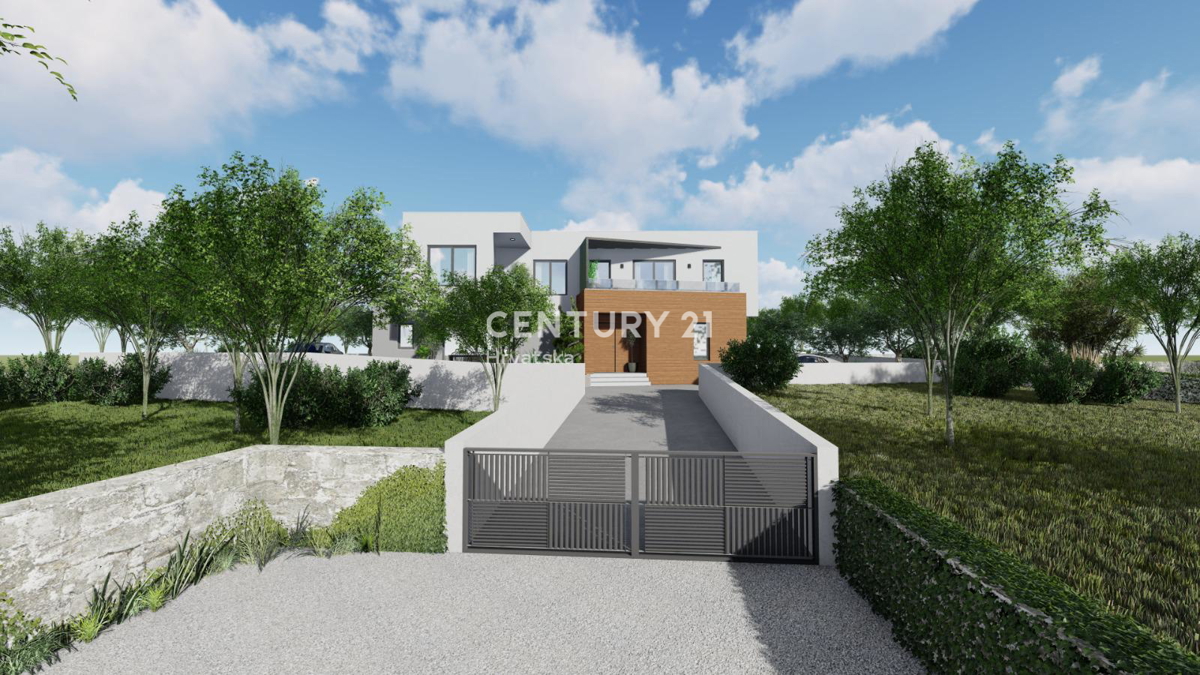 Vodice, zemljišče z gradbenim dovoljenjem na mirni lokaciji