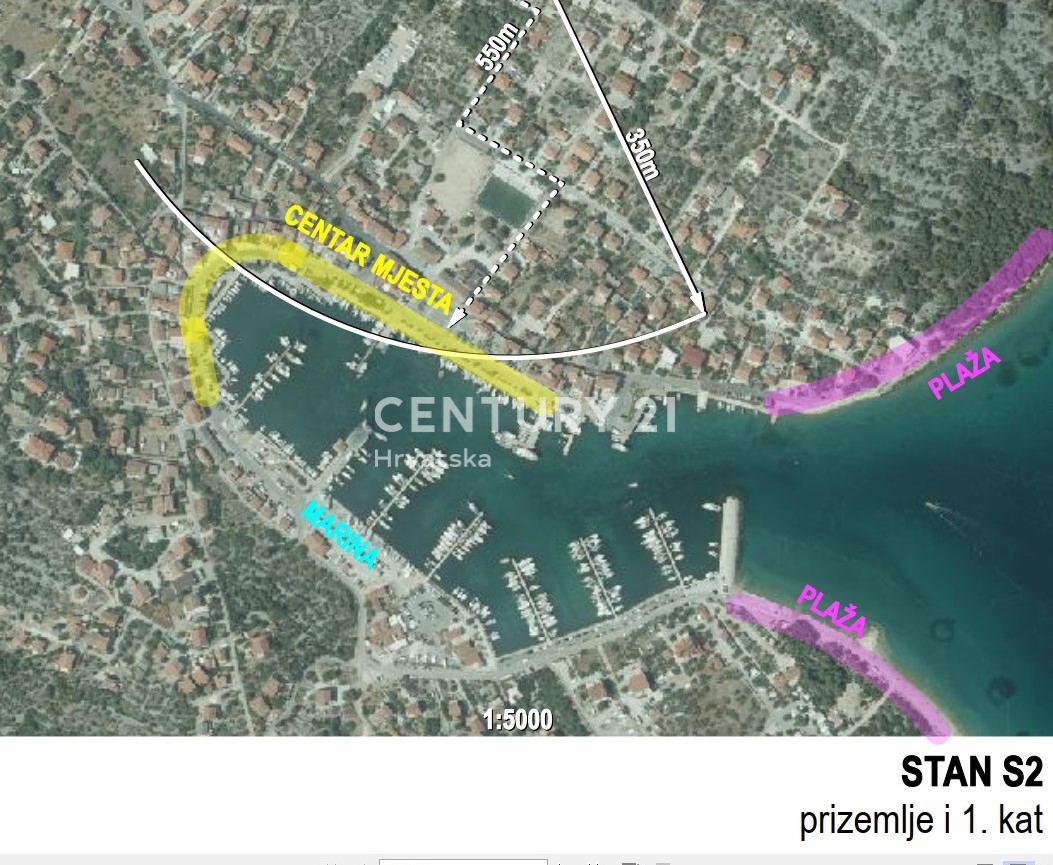 Jezera - otok Murter - luksuzno dvonadstropno stanovanje z vrtom, v Lake Residence - S1