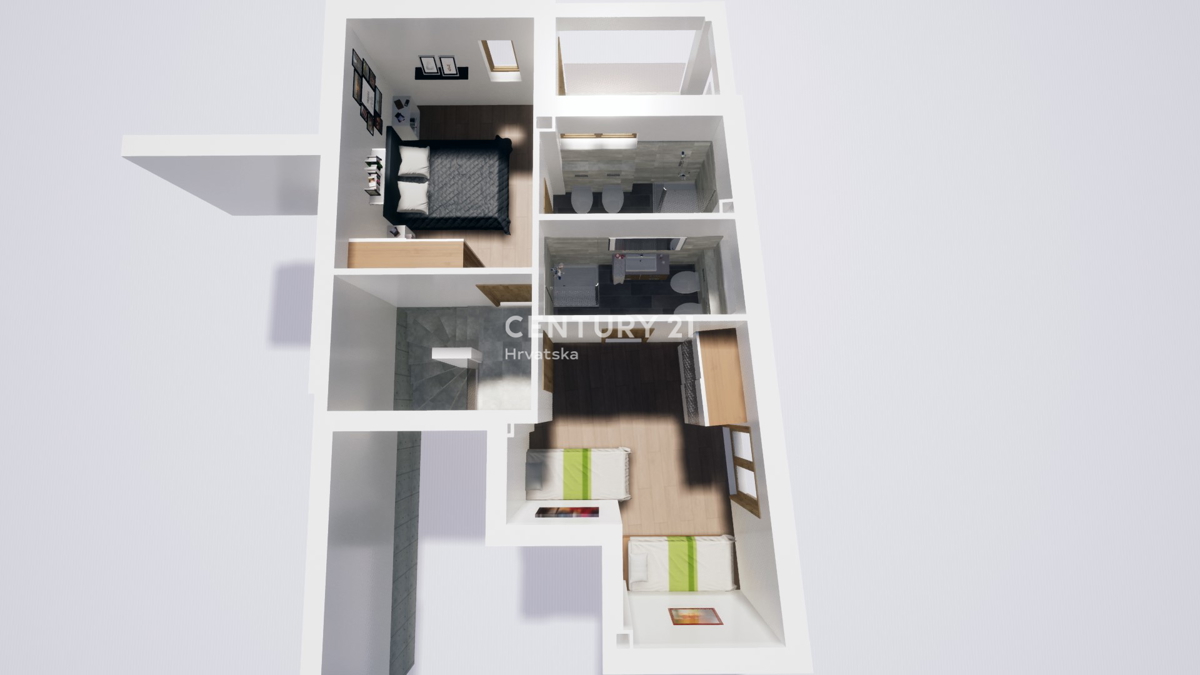 Jezera - otok Murter - luksuzno dvonadstropno stanovanje z vrtom, v Lake Residence - S1