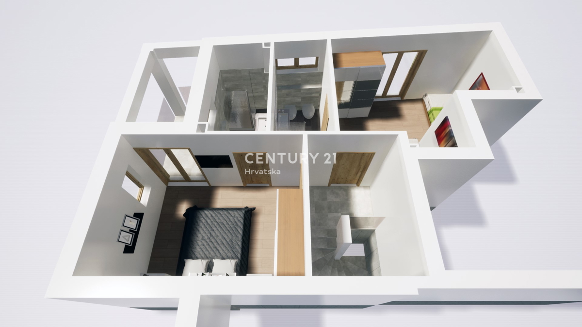 Jezera - otok Murter - luksuzno dvonadstropno stanovanje z vrtom, v Lake Residence - S1