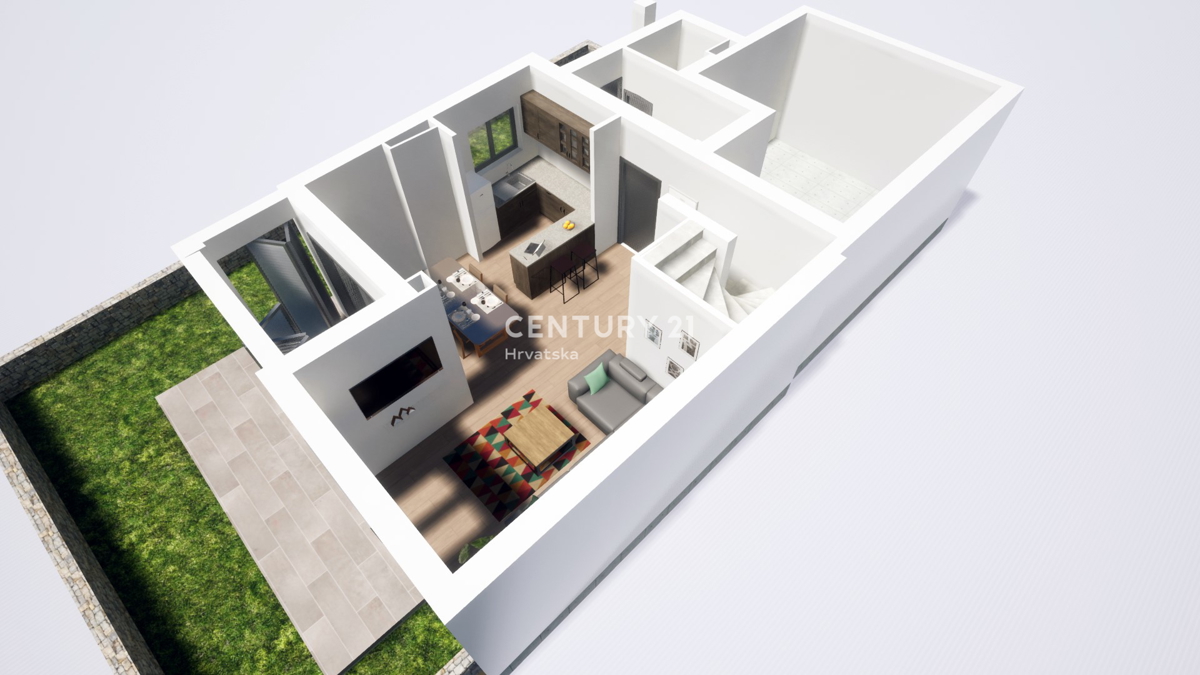 Jezera - otok Murter - luksuzno dvonadstropno stanovanje z vrtom, v Lake Residence - S1