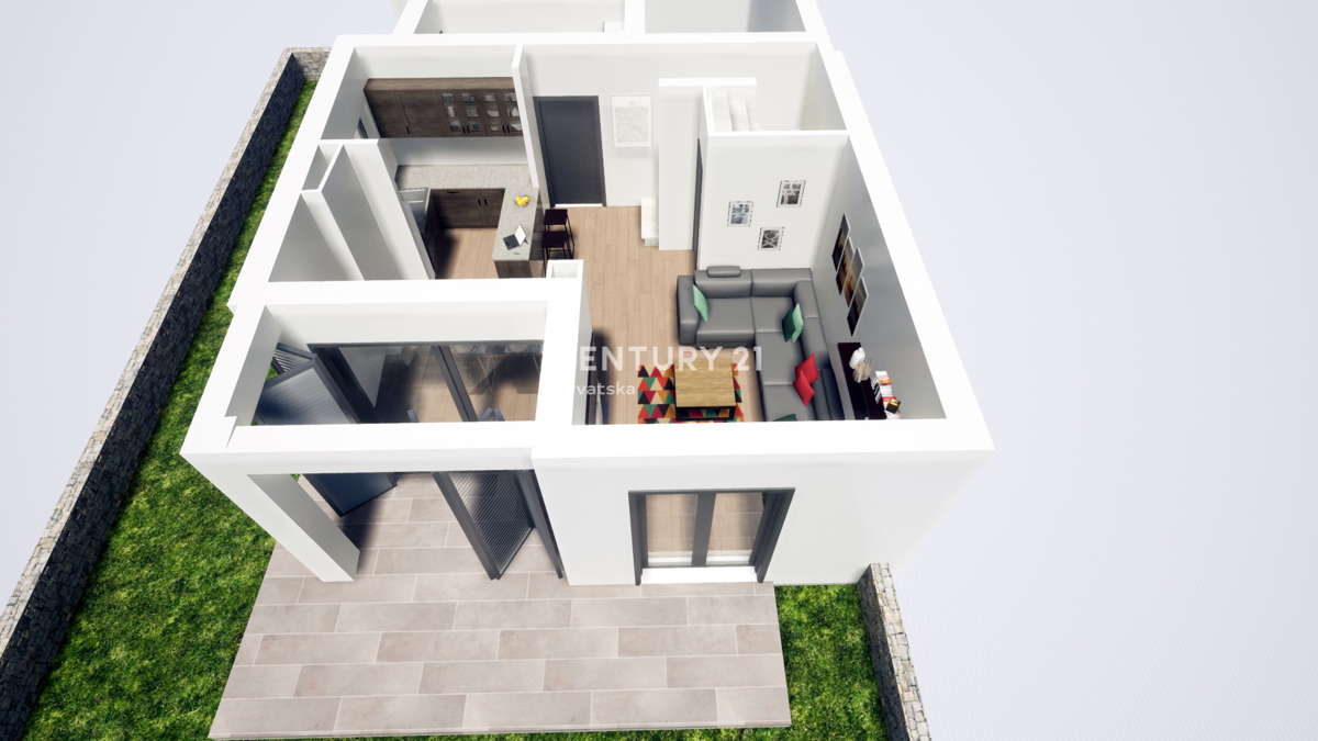 Jezera - otok Murter - luksuzno dvonadstropno stanovanje z vrtom, v Lake Residence - S1