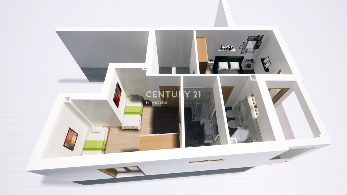 Jezera - otok Murter - luksuzno dvonadstropno stanovanje z vrtom, v Lake Residence - S1