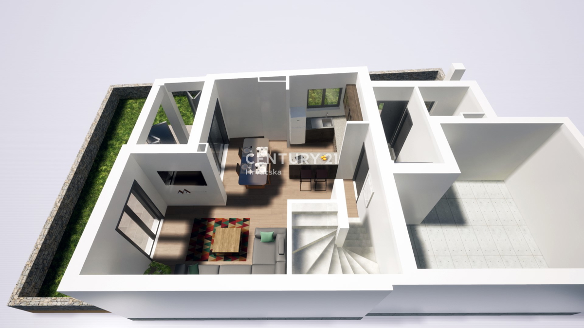 Jezera - otok Murter - luksuzno dvonadstropno stanovanje z vrtom, v Lake Residence - S1