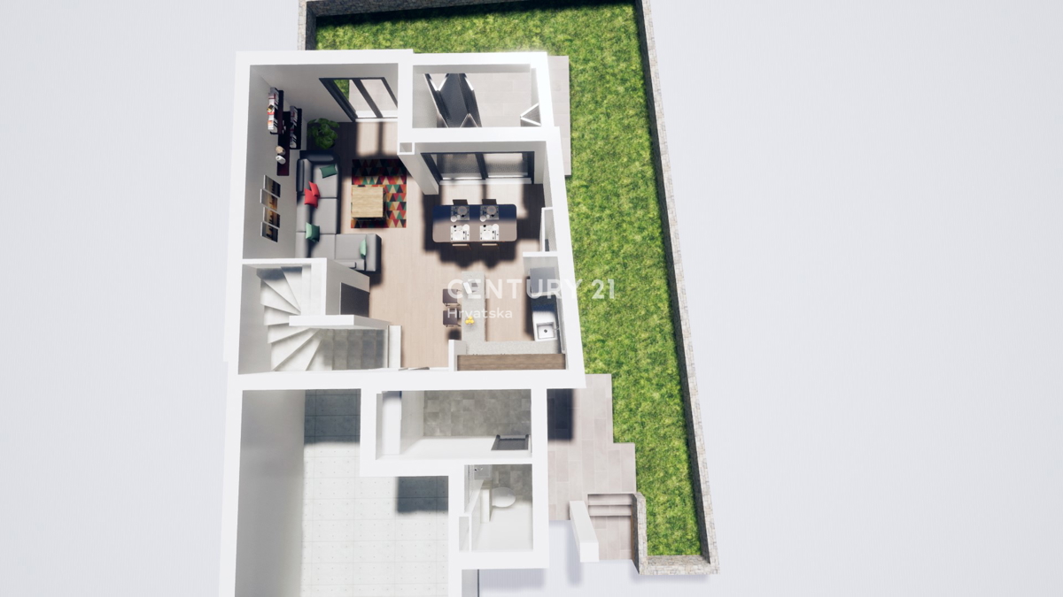 Jezera - otok Murter - luksuzno dvonadstropno stanovanje z vrtom, v Lake Residence - S1