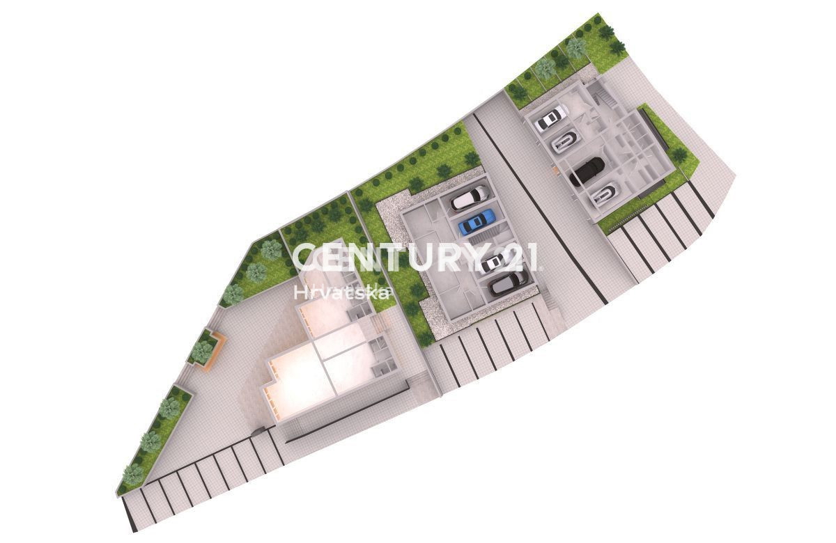 ZADAR - SUKOŠAN - PENTHOUSE S KROVNO TERASO - 100 M OD MORJA