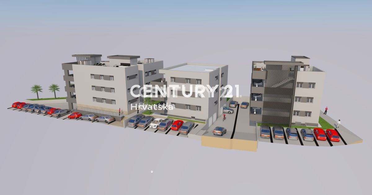 ZADAR - SUKOŠAN - PENTHOUSE S KROVNO TERASO - 100 M OD MORJA