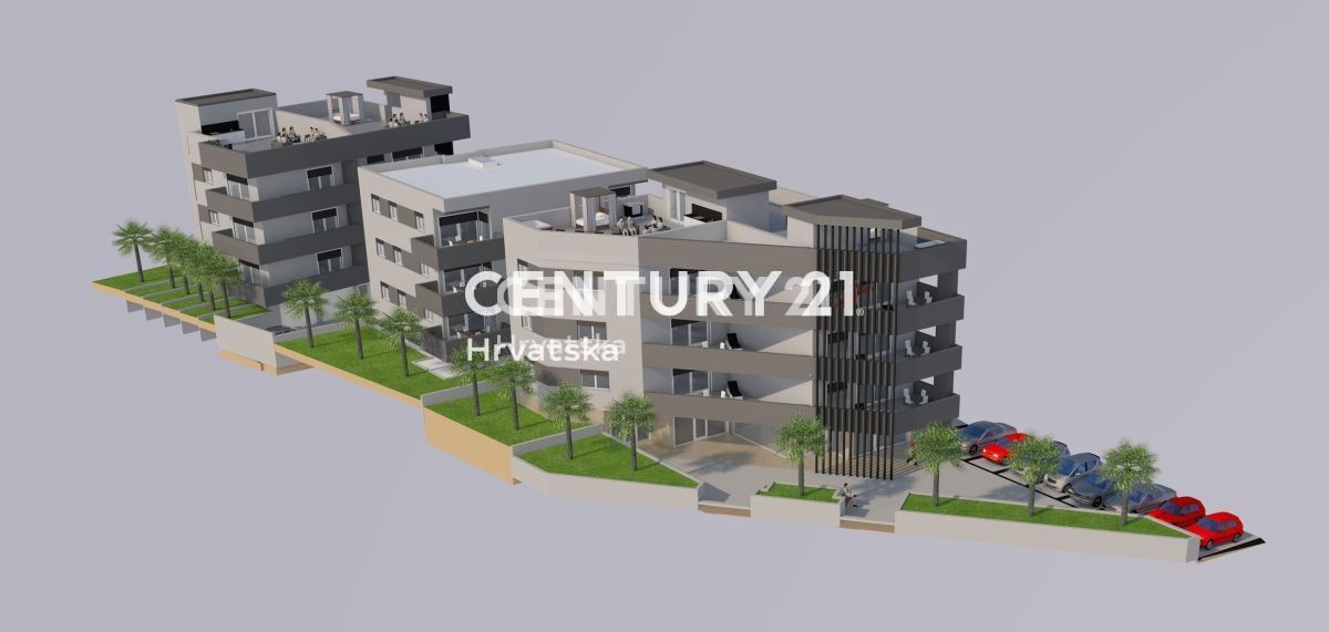ZADAR - SUKOŠAN - PENTHOUSE S KROVNO TERASO - 100 M OD MORJA