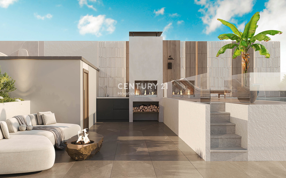 Zadar, Crvene Kuće, luksuzna novogradnja, stanovanje 80,08 m2, pritličje
