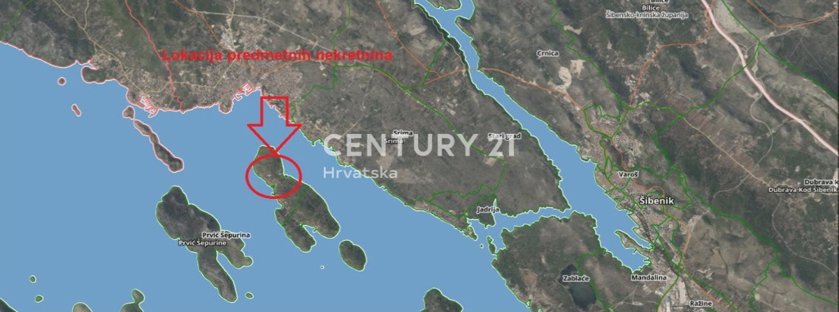 Prvić otok - Vodice - kmetijsko zemljišče