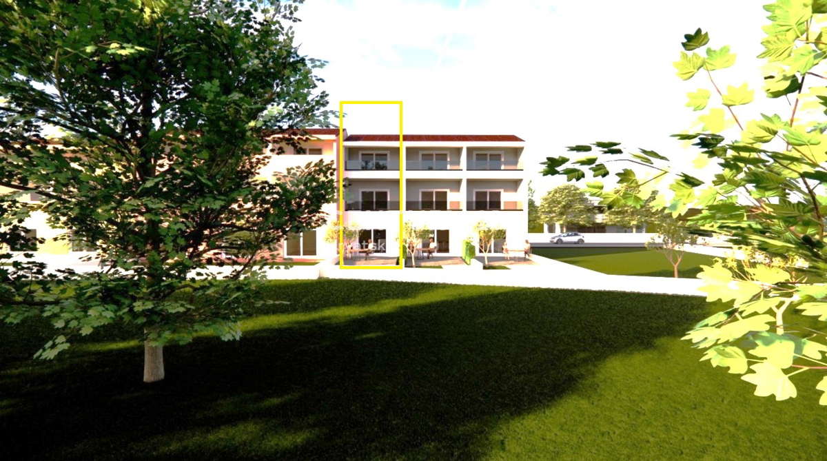 Maselnica - Jasenice - trisobno stanovanje št. 1 - z razgledom na morje - AKCIJA !!