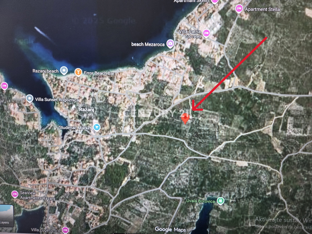 RAŽANJ....GRADBENI TEREN....520 m2....100 m OD MORJA....