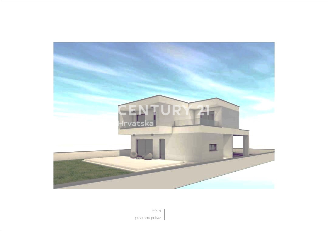 Bibinje - zemljišče z gradbenim dovoljenjem - ugodno