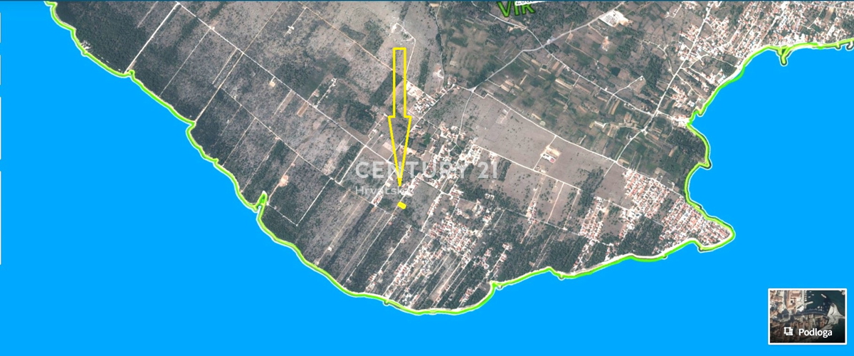 Vir - Torovi - Zadar - kmetijsko zemljišče s potencialom za gradbeno zemljišče