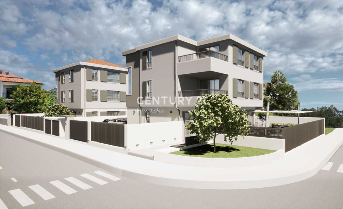 trosobno stanovanje v novogradnji površine 82 m2, samo 70 m od morja