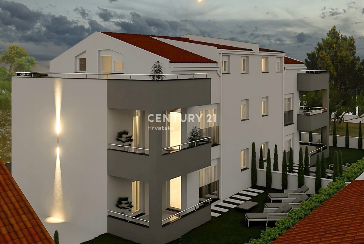 Vir - Torovi: Apartmán na druhom poschodí, veľká terasa, výhľad na more!