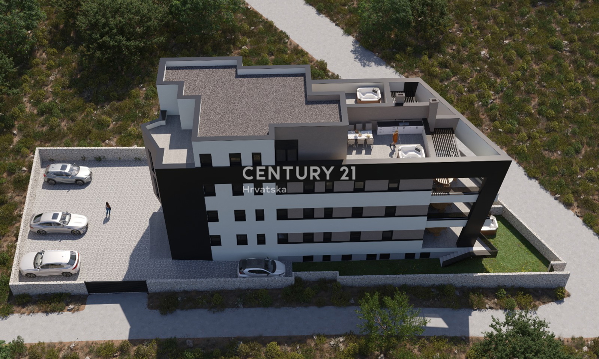 MANDRE, 1. VRSTNI RED DO MORJA, 96,00 m2, LUKSUZNA NOVOGRADNJA, 1. nadstropje, POGLED NA MORJE!