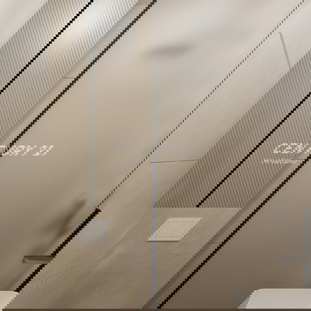 ZADAR, LJUBAČ, LUX. NOVOGRADNJA, 102,17 m2, 1. nadstropje, 50 m do morja in plaže, pogled na morje