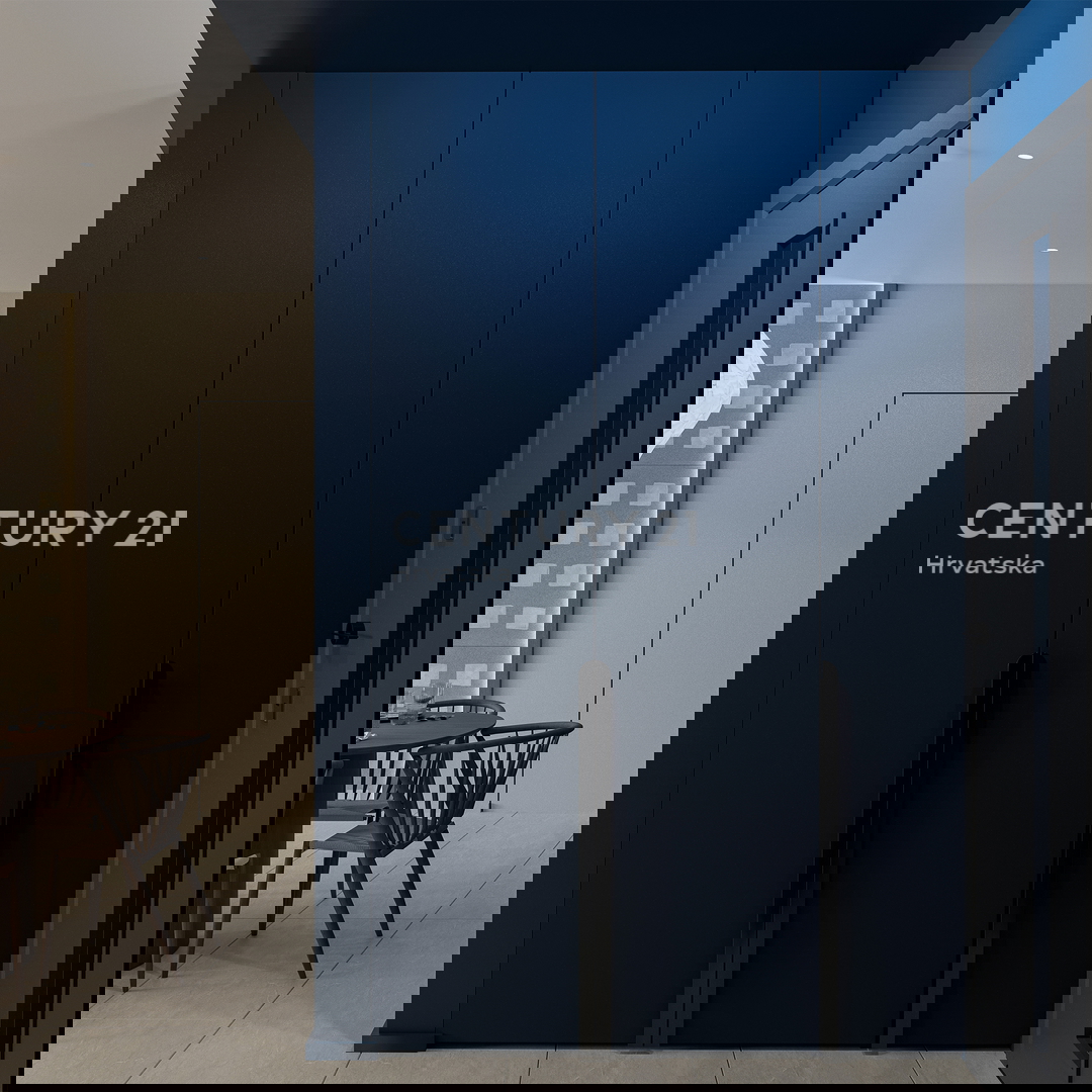 ZADAR, LJUBAČ, LUX. NOVOGRADNJA, 102,17 m2, 1. nadstropje, 50 m do morja in plaže, pogled na morje