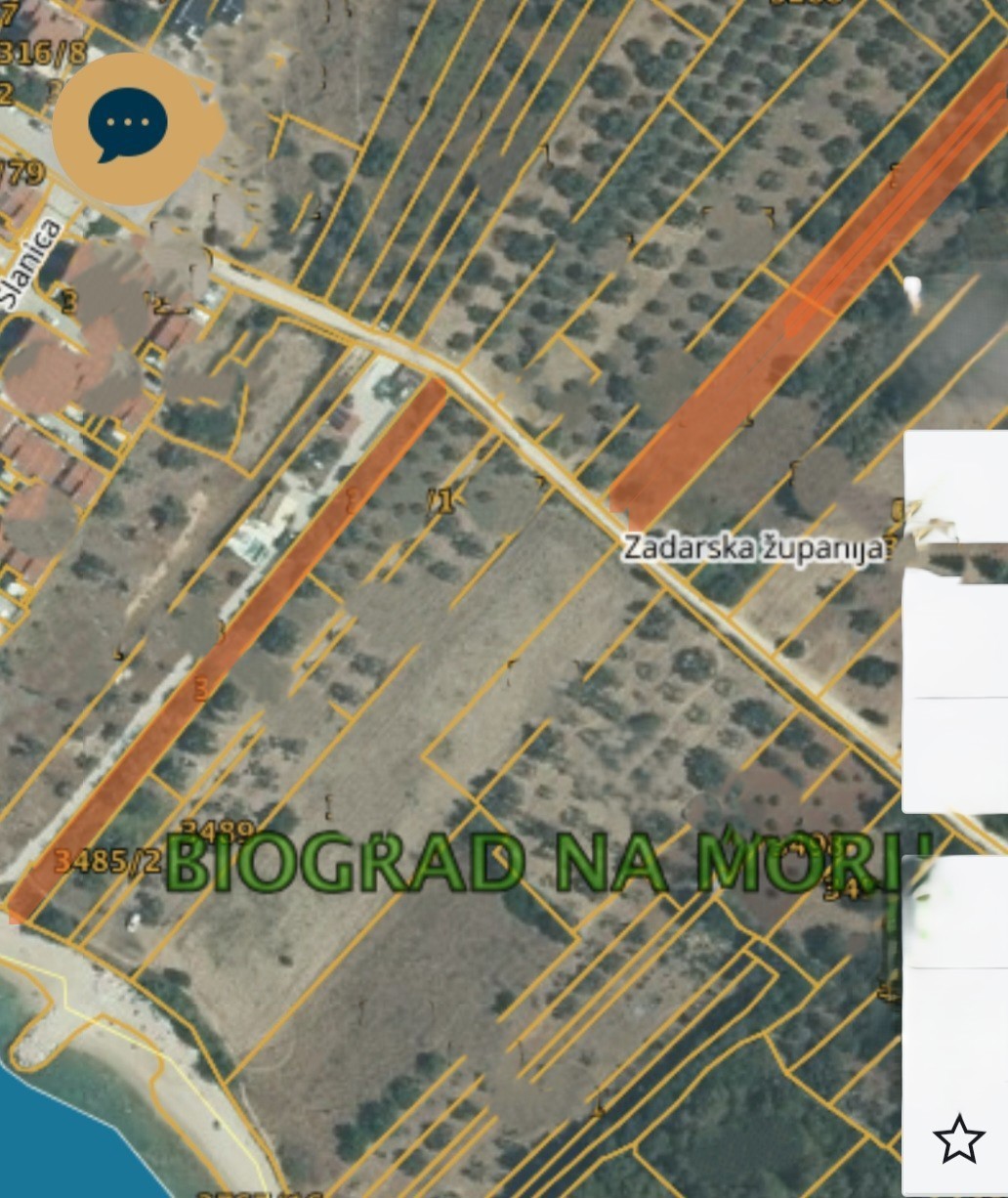 Biograd na Moru, Kumenat, 2.900 m2 zemljišča v turistični coni