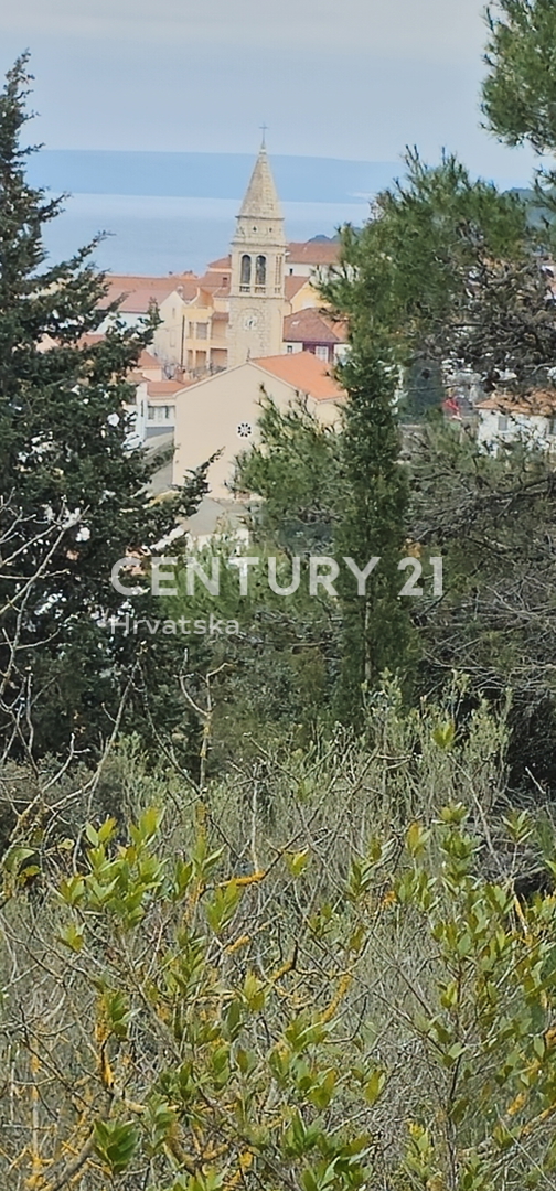 Preko, Kali Gradbeni parceli s pogledom na otok Ošljak in mesto Zadar