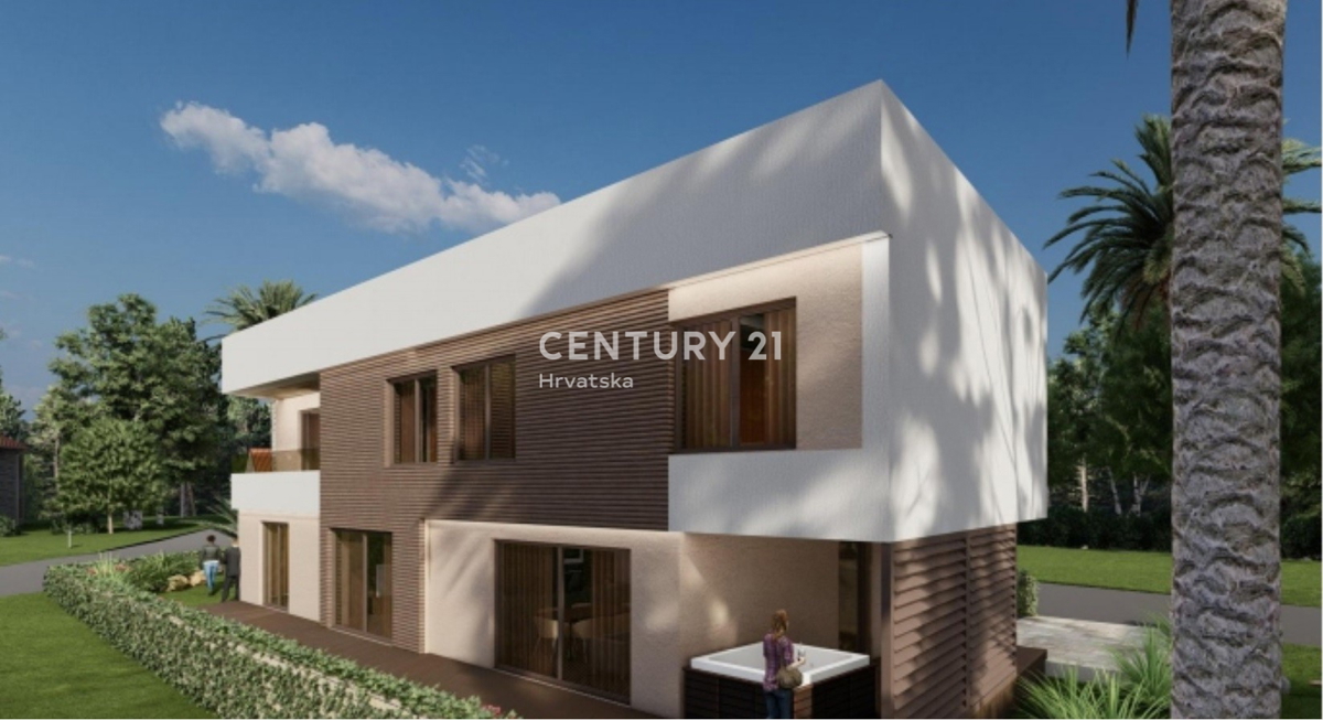 Biograd na morju - luksuzno dvosobno stanovanje v prvem nadstropju