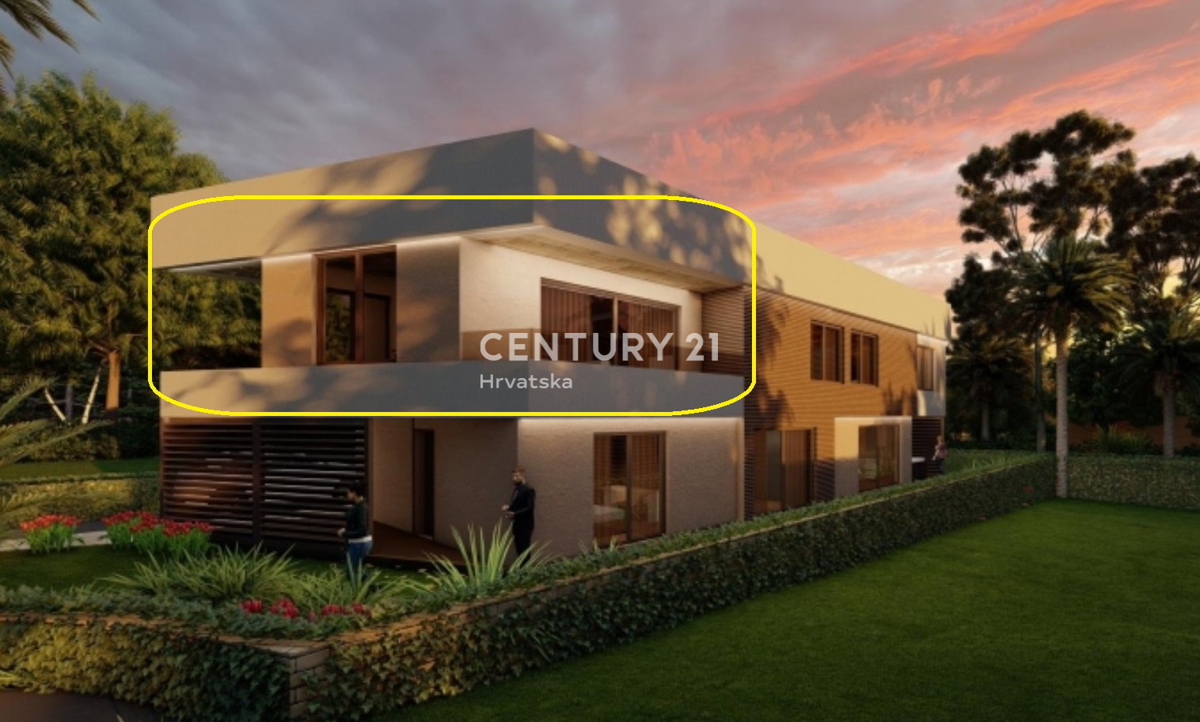 Biograd na morju - luksuzno dvosobno stanovanje v prvem nadstropju