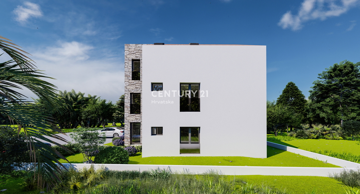 VRSI, ZUKVE, 3,5- sobno stanovanje 110,03 m2, 1. nadstropje, novogradnja, 150 m od morja, popust med gradnjo!