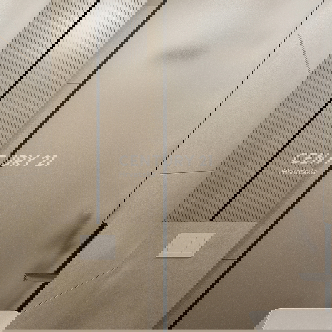 ZADAR, LJUBAČ, LUX. NOVOGRADNJA. S4= 100,66 m2, 1. nadstropje, 50 m do morja in plaže, pogled na morje