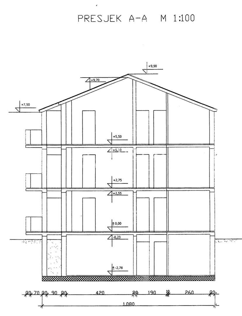 Sveti Filip in Jakob, stanovanje površine 78 m2 s čudovitim pogledom na morje in otoke