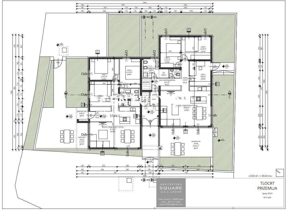 ZADAR, BILI BRIG, luksuzní novostavba, 3,5 pokoje, 110 m2, přízemí, zahrada

ZADAR, BILI BRIG, luksusowa nowa inwestycja, 3,5 pokoju, 110 m2, parter, ogród

ZADAR, BILI BRIG, luxus újépítés, 3,5 szoba, 110 m2, földszint, kert

ZADAR, BILI BRIG, luksu