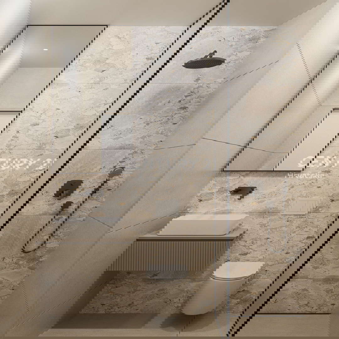 ZADAR, LJUBAČ, LUKSUZNO NOVOGRADNJA. S5= 98,80 m2 + strešna terasa 120 m2, 2. nadstropje, 50 m DO MORJA IN PLAŽE, POGLED NA MORJE