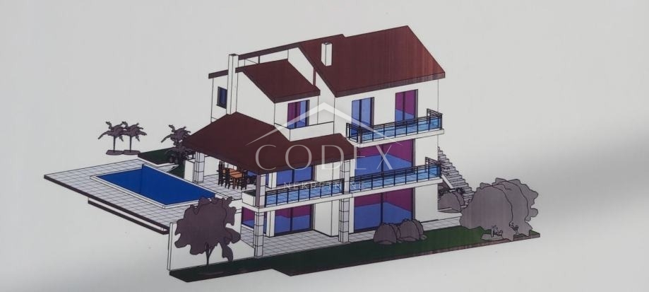 Brseč – Gradbena parcela z razgledom na morje