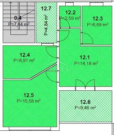 Stanovanje Stara Novalja, Novalja, 62,25m2