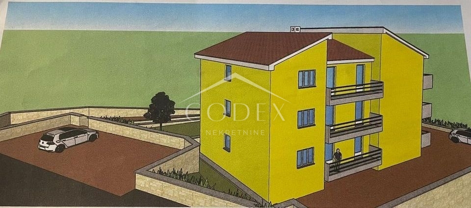 Kastav - sale of construction land with construction permit