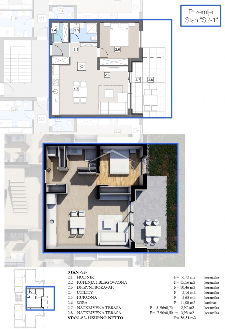 Labin – prodaja stanovanj v novogradnji