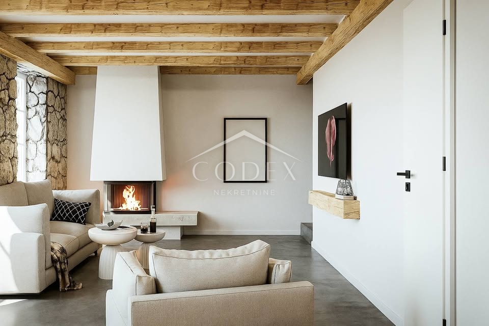 Labin - Obnovljena kamnita hiša