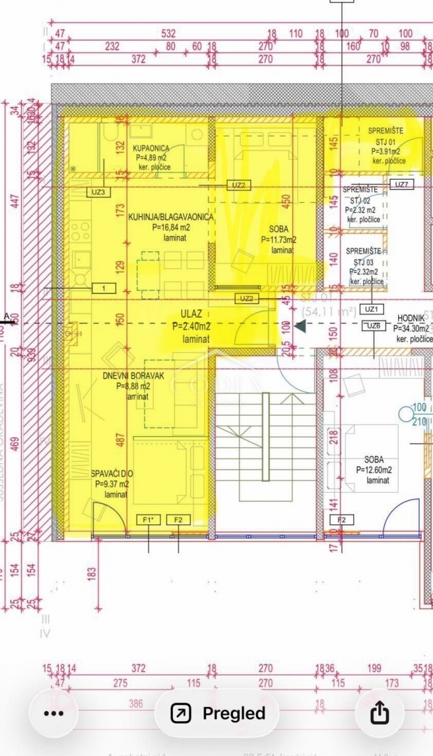 Rijeka, center – prodaja prenovljenega stanovanja s parkirnim mestom in garažo