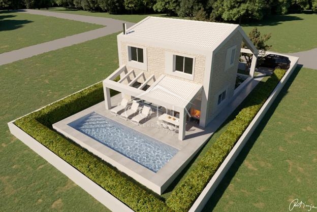 Medulin – Gradbeno zemljišče z dovoljenjem in projektom