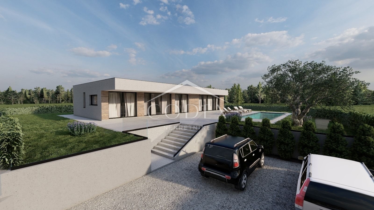 Labin - vila z 2 stanovanjskima enotama in bazenom za sprostitev