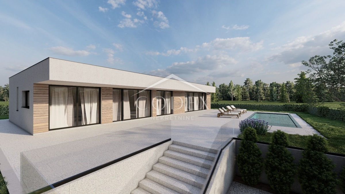 Labin - vila z 2 stanovanjskima enotama in bazenom za sprostitev