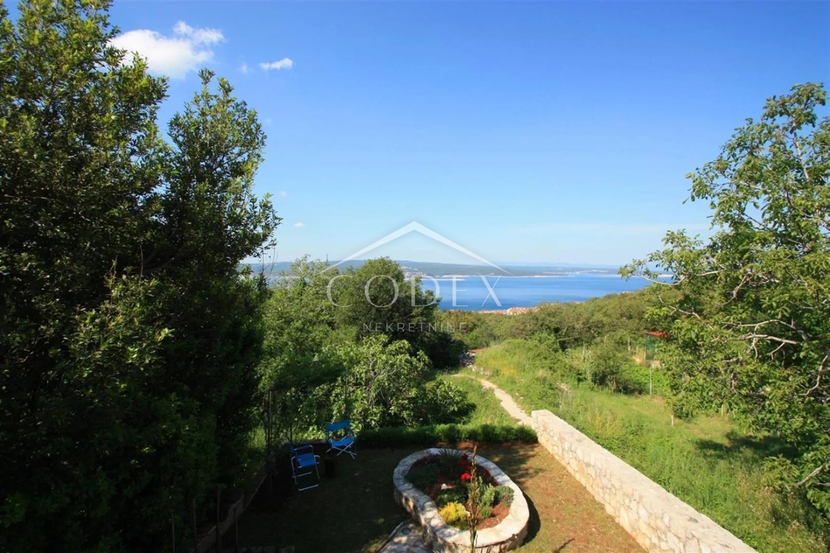 CRIKVENICA – Kamnita hiša s panoramskim pogledom na morje