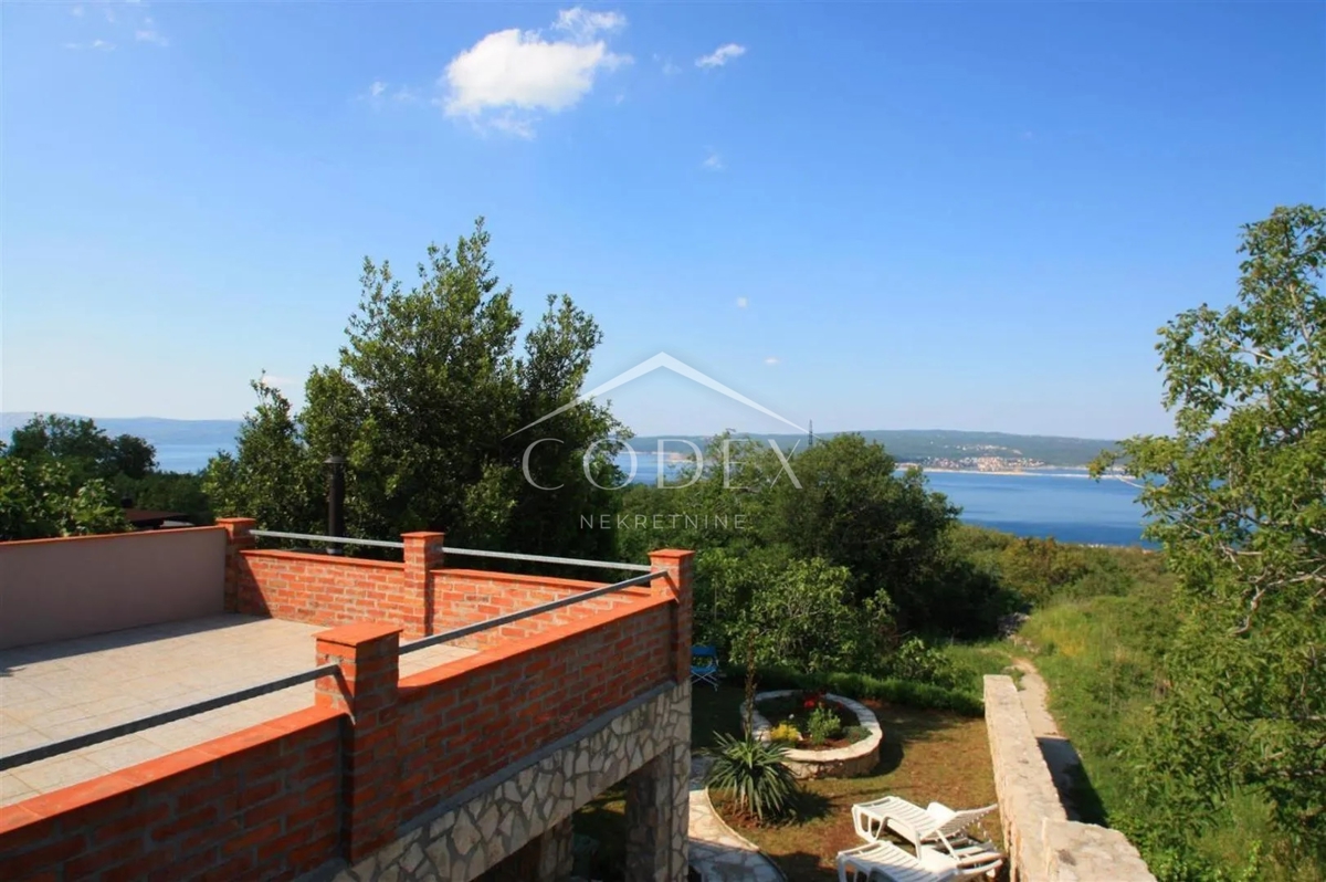 CRIKVENICA – Kamnita hiša s panoramskim pogledom na morje