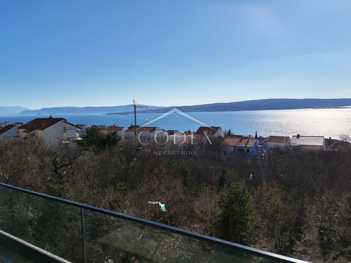 Dramalj – Stanovanje v novogradnji s pogledom na morje