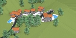 Brseč - prodaja zemljišča s projektom za turistični kompleks