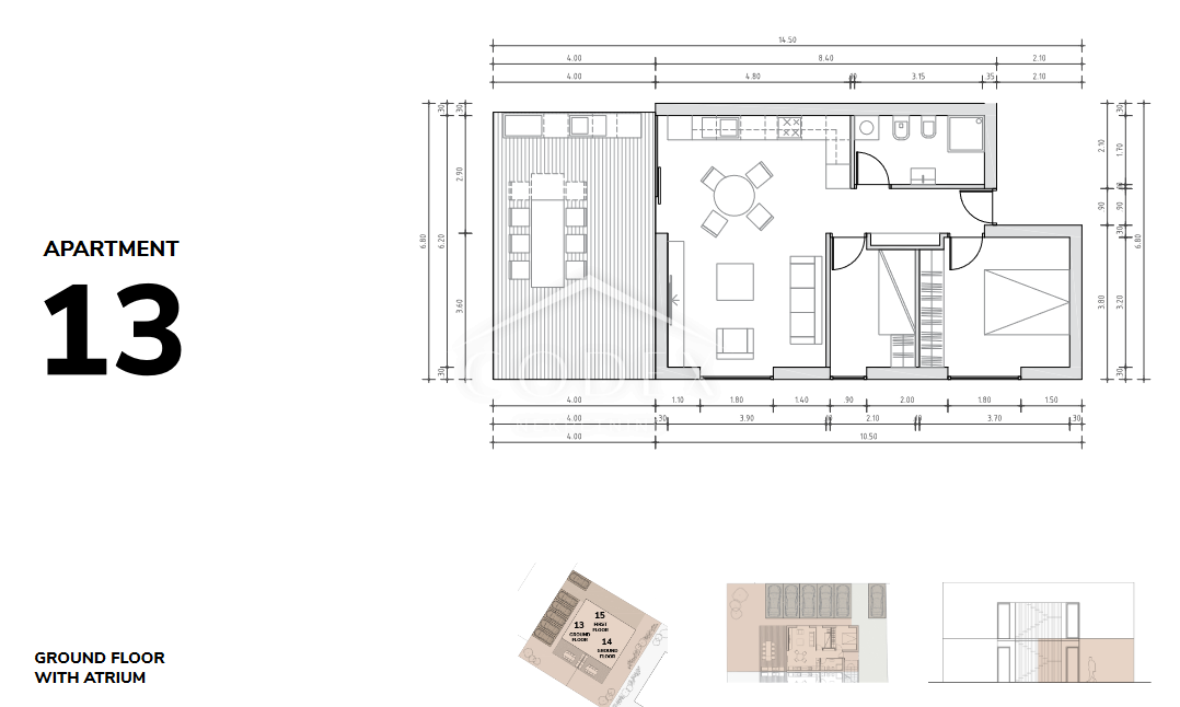 Brtonigla - apartma A13 v novogradnji