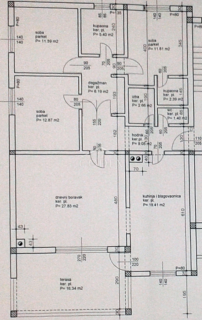 Zamet/Marčeljeva Draga – prodaja udobnega trisobnega stanovanja