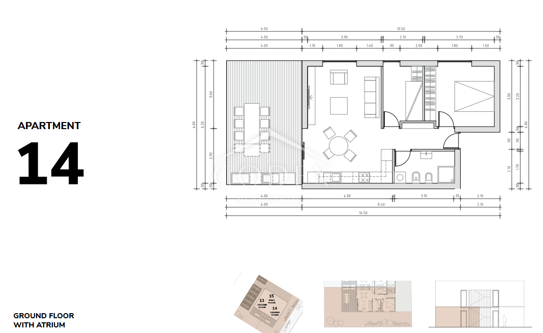 Brtonigla - apartma A14 v novogradnji